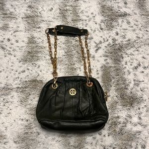 Tory Burch beautiful green leather shoulder/crossbody bag